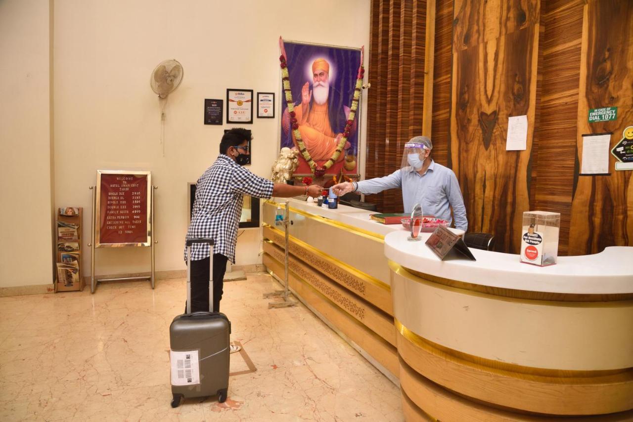 Hotel Aman Continental - 2Mins From Railway Station And 5 Mins From Metro Nuova Delhi Esterno foto